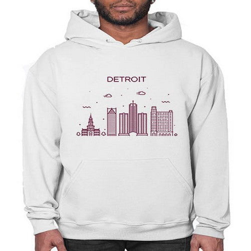 DetroitMI 663# - cities- Hoodie