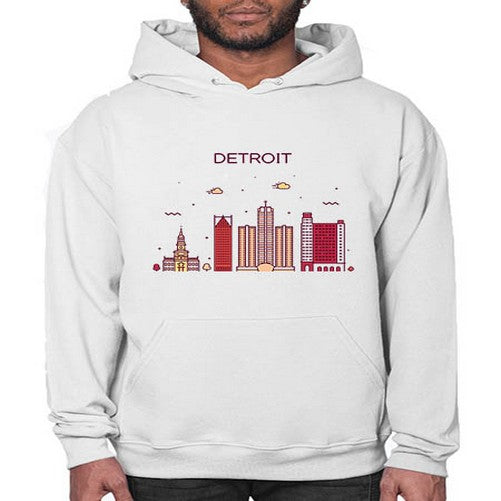 DetroitMI 665# - cities- Hoodie