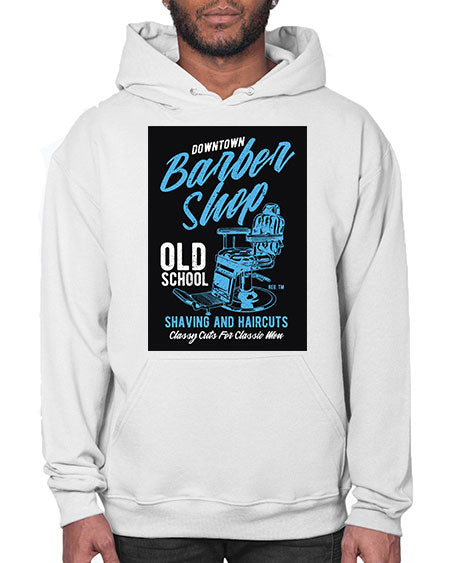 Downtown Barbershop CS729# - barber- Hoodie