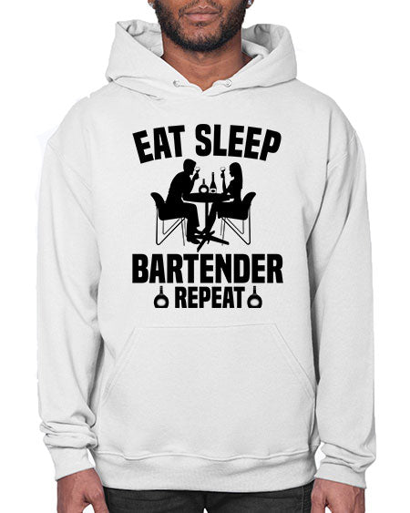 Eat sleep Style 130# - bartender- Hoodie