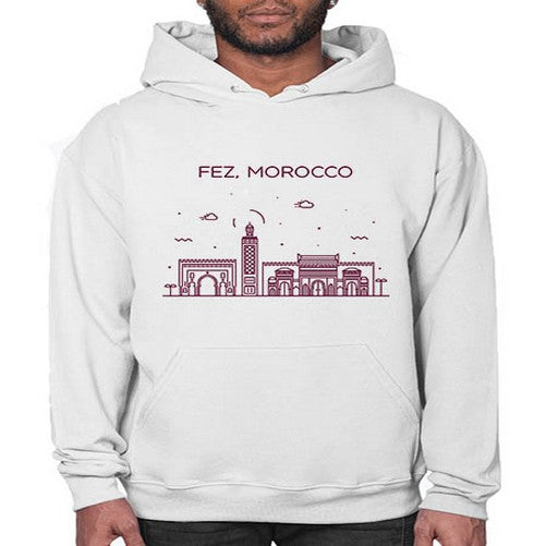 Fez 718# - cities- Hoodie
