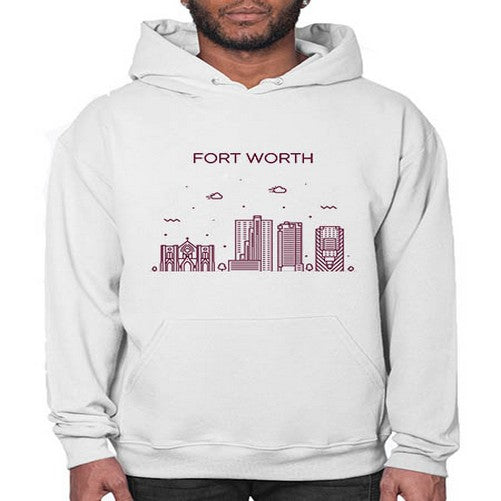 FortWorth 738# - cities- Hoodie
