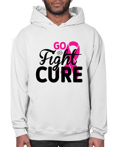 Go Fight Cure 23# - breast cancer- Hoodie