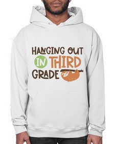 Hanging Out in Third 236# - third grade- Hoodie