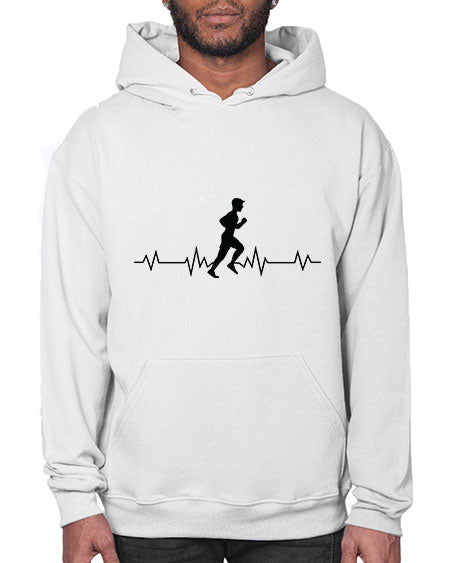 Heart Beat Runner - sports general- Hoodie