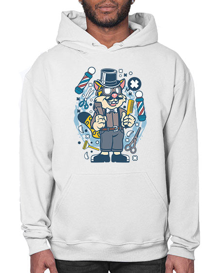 Hipster Barber Leopard836# - barber- Hoodie
