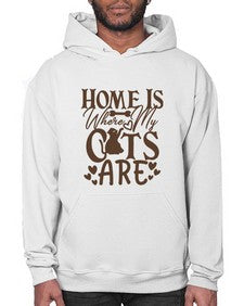 Home Is Where My Cats Are Style 15# - cats- Hoodie