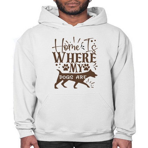 Home Is Where My Dogs Are Style 84# - dogs- Hoodie