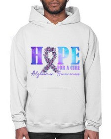 Hope For A Cure AlzheimerS Awareness 163# - alzheimers- Hoodie