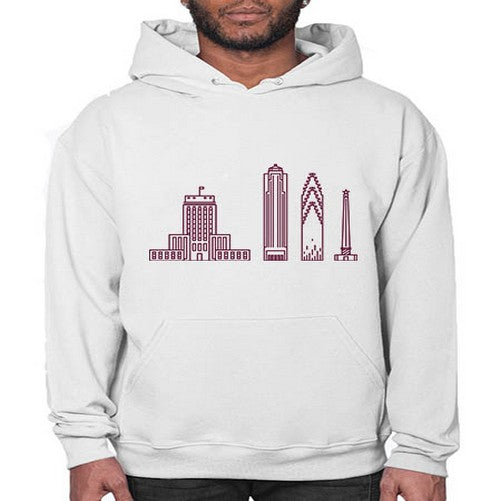 Houston 909# - cities- Hoodie