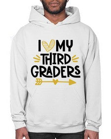 I Love My Third 368# - third grade- Hoodie