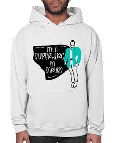 Im A Superhero In Scrubs Style Style 972# - nurse- Hoodie