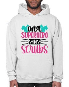 Im A Superhero In Scrubs Style Style 973# - nurse- Hoodie