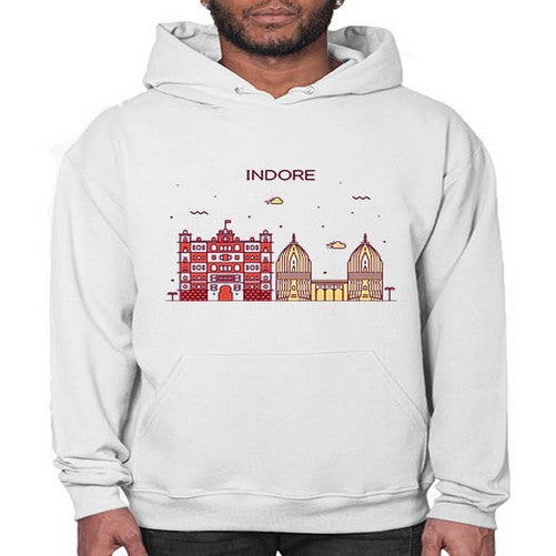 Indore 953# - cities- Hoodie