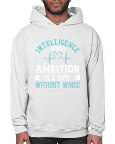 Intelligence without ambition is a bird without wings Style 243# - nurse- Hoodie