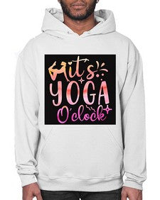 It s yoga O clock  345# - yoga- Hoodie