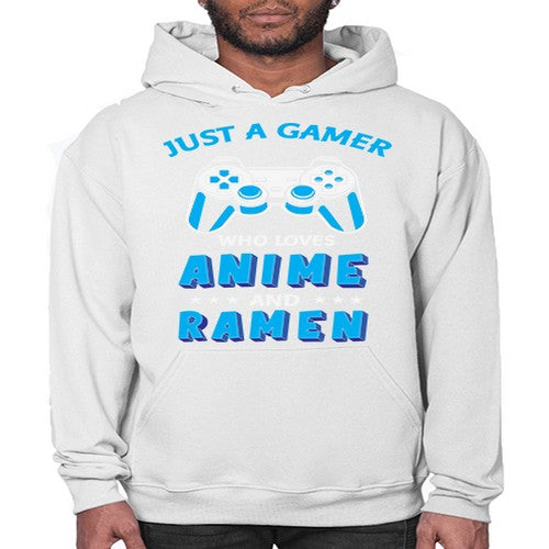 Just A Gamer Who Loves Anime and Ramen 262# - anime- Hoodie
