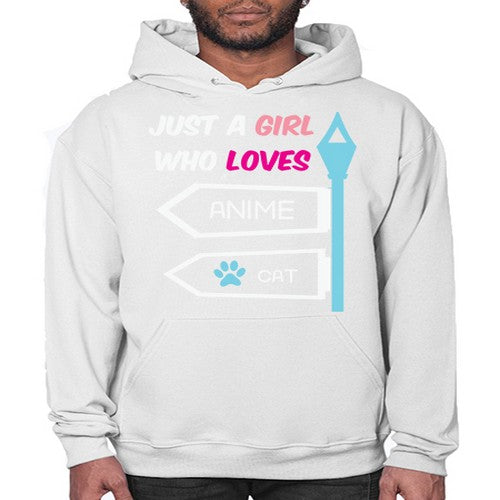 Just A Girl Who Loves Anime 264# - anime- Hoodie