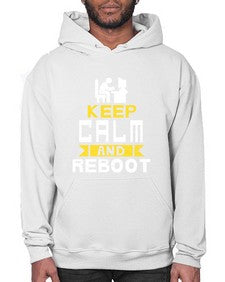 Keep Calm and reboot 27# - computer- Hoodie