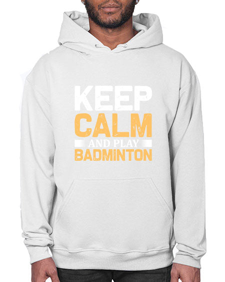 Keep calm 958# - badminton- Hoodie