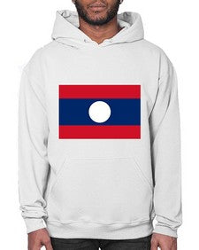 Laos 1111# - world flags- Hoodie