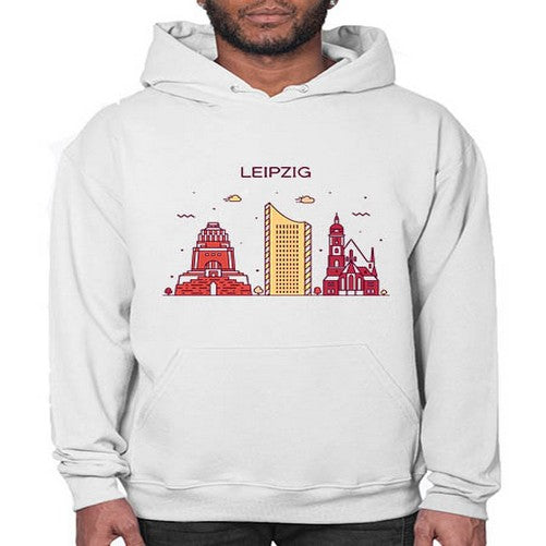 Leipzig 1128# - cities- Hoodie