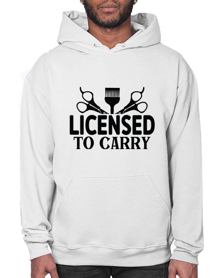 Licensed To Carry 1050# - hairdresser- Hoodie