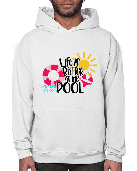 Life Is Better At The Pool Style 33# - summer- Hoodie