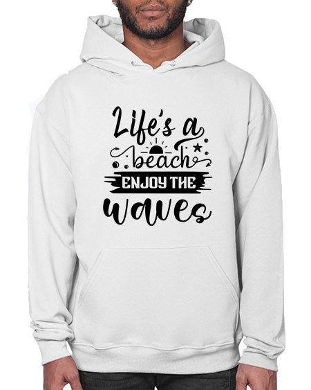 Lifes a beach enjoy the waves 01# - summer- Hoodie