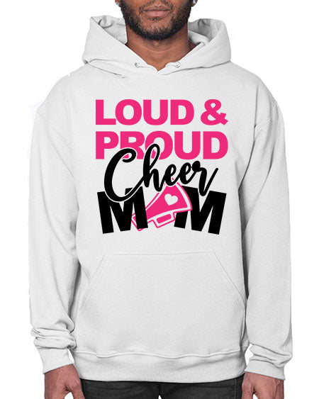 Loud Proud Cheer mom 765# - cheer- Hoodie