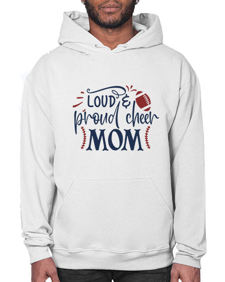 Loud proud cheer mom 1534# - cheer- Hoodie