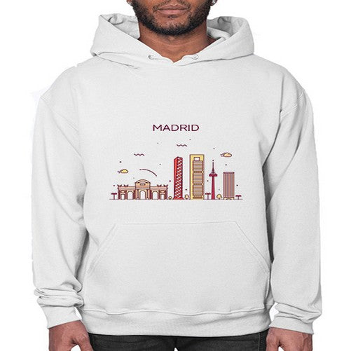 Madrid 1205# - cities- Hoodie