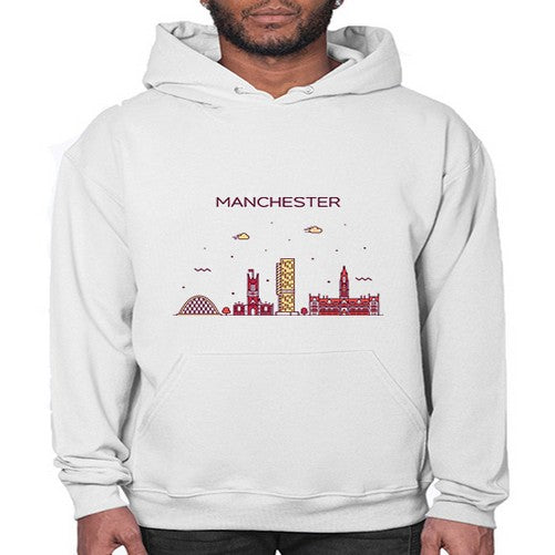 Manchester 1229# - cities- Hoodie