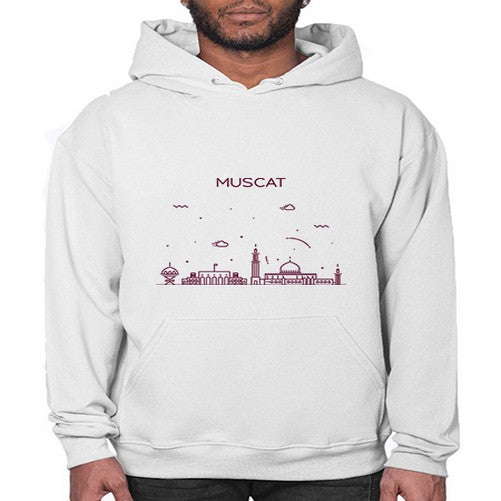 Muscat 1395# - cities- Hoodie