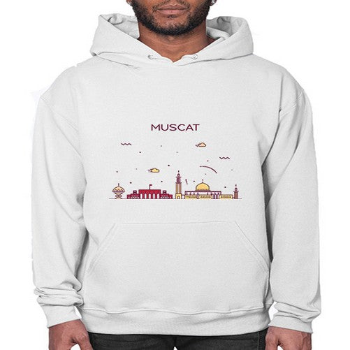 Muscat 1397# - cities- Hoodie