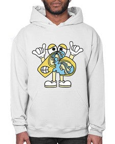 Nervous kebab 196# - cartoon food- Hoodie