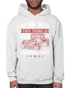 No way Whoa Dave this thing is NUMBER ONE 86# - hot rod- Hoodie
