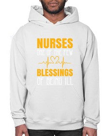 Nurses one of the few blessings of being ill Style 1261# - nurse- Hoodie
