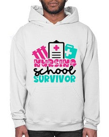 Nursing School Survivor Style Style 1278# - nurse- Hoodie