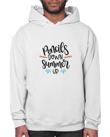 Pencils down summer up 87# - summer- Hoodie