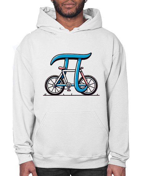 Pi Bicycle Sublimation Design 33# - pi- Hoodie