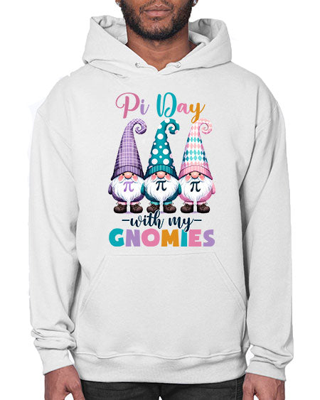 Pi Day Gnomies Funny Teacher 18# - pi- Hoodie