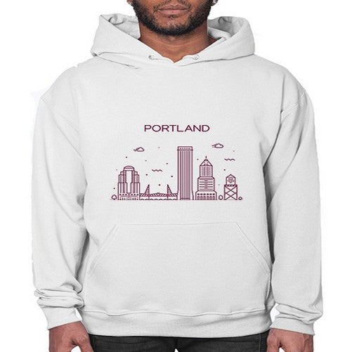 PortlandOregon 1680# - cities- Hoodie