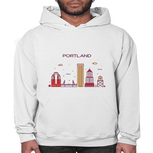 PortlandOregon 1682# - cities- Hoodie