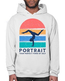 Portrait Your Perfect Form of Self 492# - yoga- Hoodie