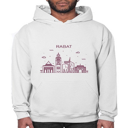 Rabat 1704# - cities- Hoodie
