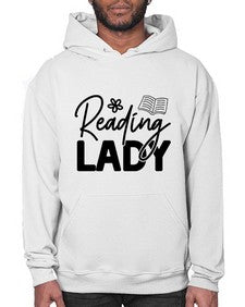 Reading lady 1347# - teacher- Hoodie