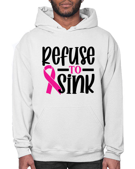 Refuse to Sink 9# - breast cancer- Hoodie