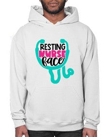 Resting Nurse Face Style Style 1355# - nurse- Hoodie