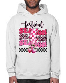 Retro Strawberry Festival Season 1505# - strawberry- Hoodie